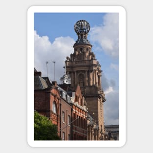 A View of Victorian Architecture London Sticker